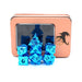 Morning Star Hollow Polyhedral Dice Set - Shiny Blue - Premium Polyhedral Dice Set - Just $79.99! Shop now at Retro Gaming of Denver