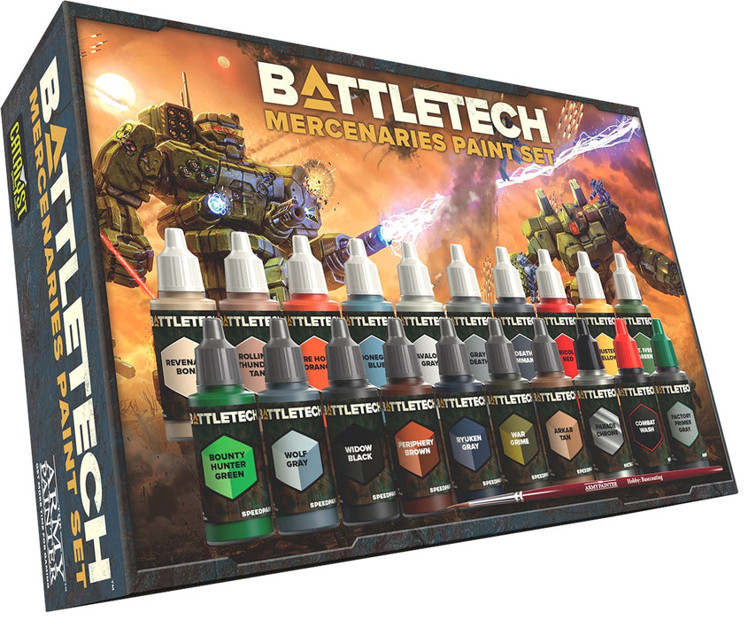 Battletech Mercenaries Paint Set - for just $89.99! 