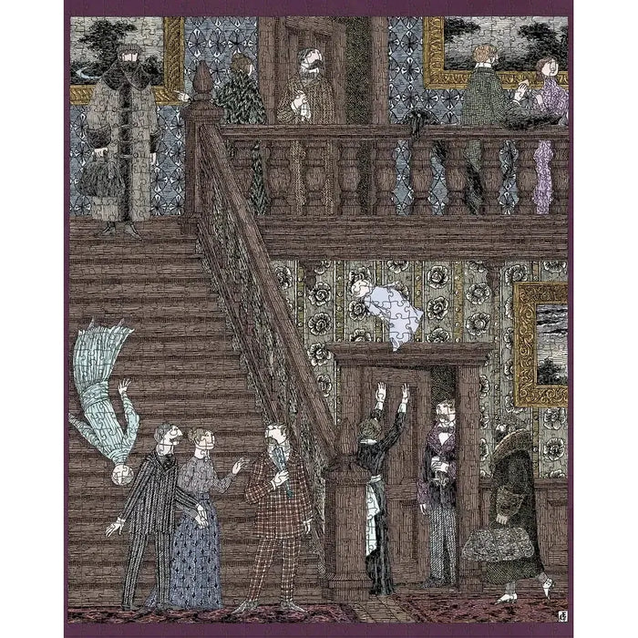 Baby Toss by Edward Gorey 1000 Piece Jigsaw Puzzle Pomegranate - for just $24.99! 
