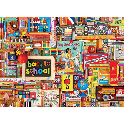Back to School 1000 Piece Jigsaw Puzzle Cobble Hill - for just $19.99! 