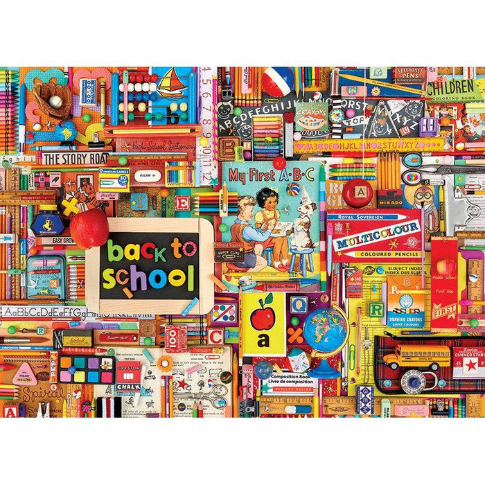 Back to School 1000 Piece Jigsaw Puzzle Cobble Hill - for just $19.99! 