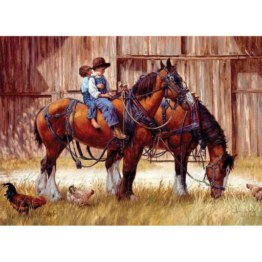 Back to the Barn 1000 Piece Jigsaw Puzzle Cobble Hill - for just $19.99! 