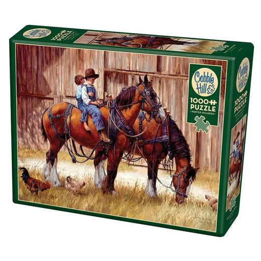 Back to the Barn 1000 Piece Jigsaw Puzzle Cobble Hill - for just $19.99! 