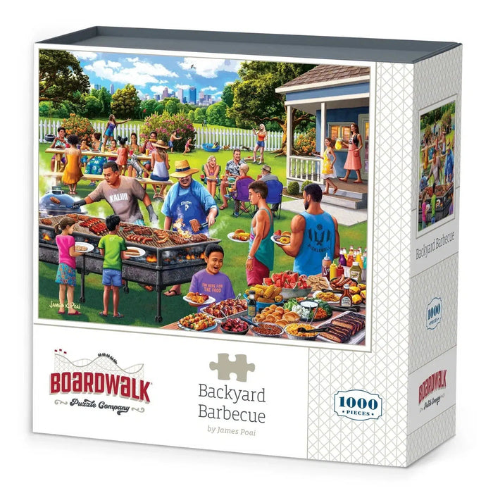 Backyard Barbecue 1000 Piece Jigsaw Puzzle Boardwalk - for just $23.99! 