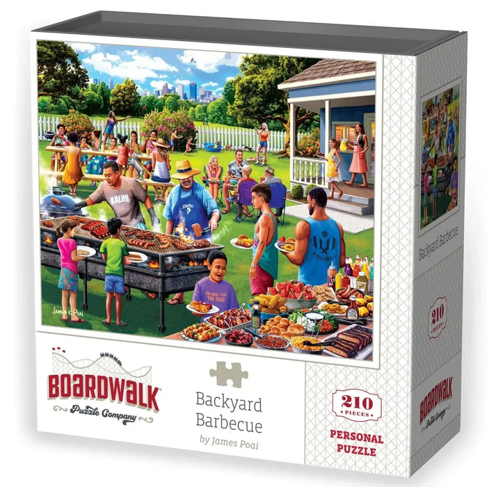 Backyard Barbecue 210 Piece Jigsaw Puzzle Boardwalk - for just $11.99! 