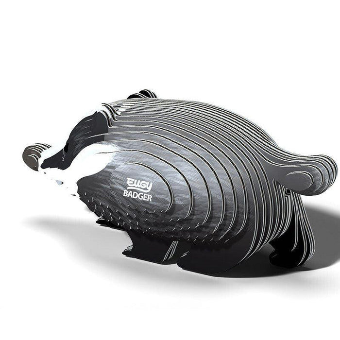 Badger 3D Cardboard Model Kit Eugy - for just $11.99! 