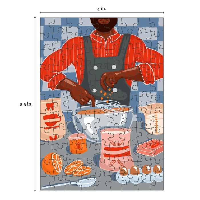 Baking 99 Piece Mini Jigsaw Puzzle Puzzledly - for just $9.99! 