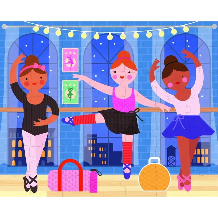 Ballerinas "On-the-Go" 49 Piece Double-Sided Jigsaw Puzzle Chronicle - for just $11.99! 