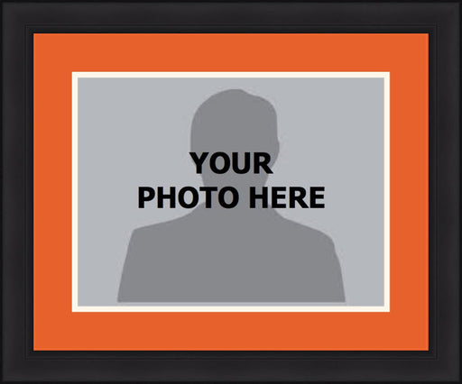 MLB Baseball Photo Picture Frame Kit - Miami Marlins (Orange Matting, White Trim) - for just $29.99! 