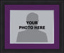 MLB Baseball Photo Picture Frame Kit - Colorado Rockies (Purple Matting, Gray Trim) - for just $29.99! 