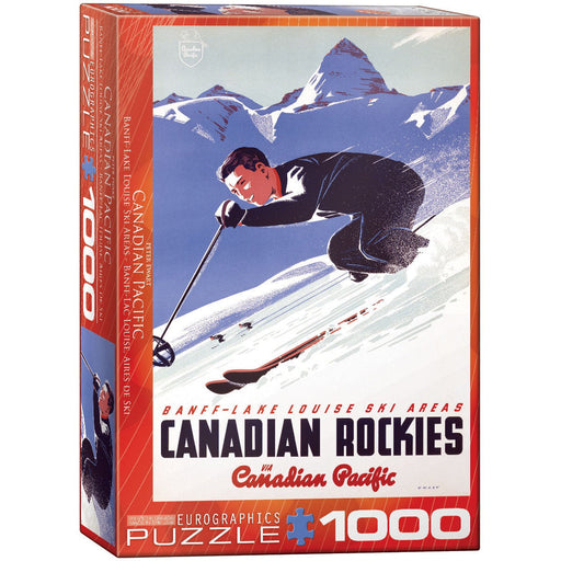 Banff Lake Louise Ski Areas 1000 Piece Jigsaw Puzzle Eurographics - for just $19.99! 