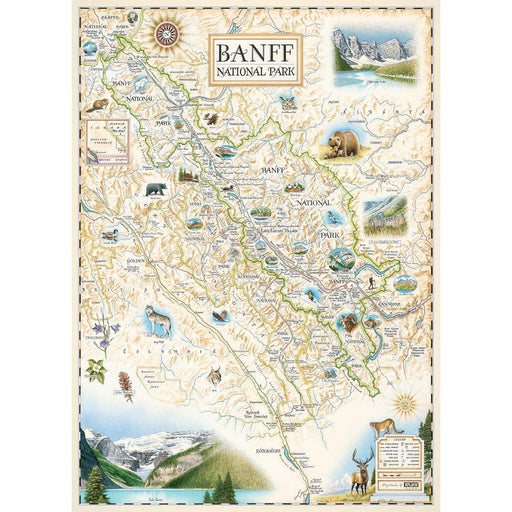 Banff National Park 1000 Piece Jigsaw Puzzle Xplorer Maps - for just $24.99! 
