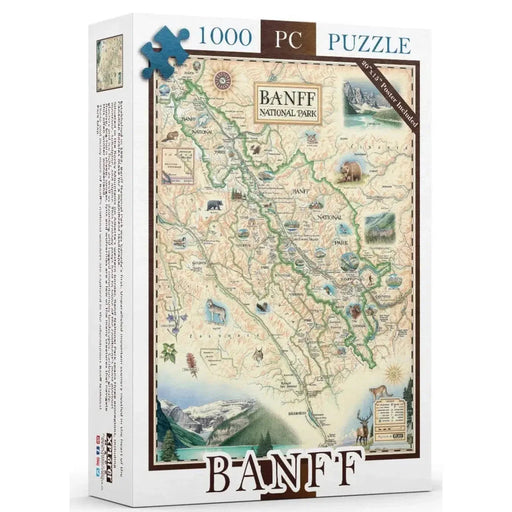 Banff National Park 1000 Piece Jigsaw Puzzle Xplorer Maps - for just $24.99! 