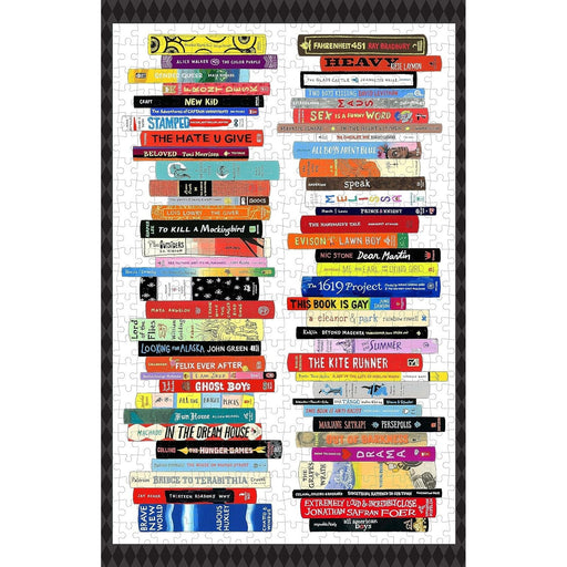 Banned Books Bibliophile 500 Piece Jigsaw Puzzle Chronicle - for just $19.99! 