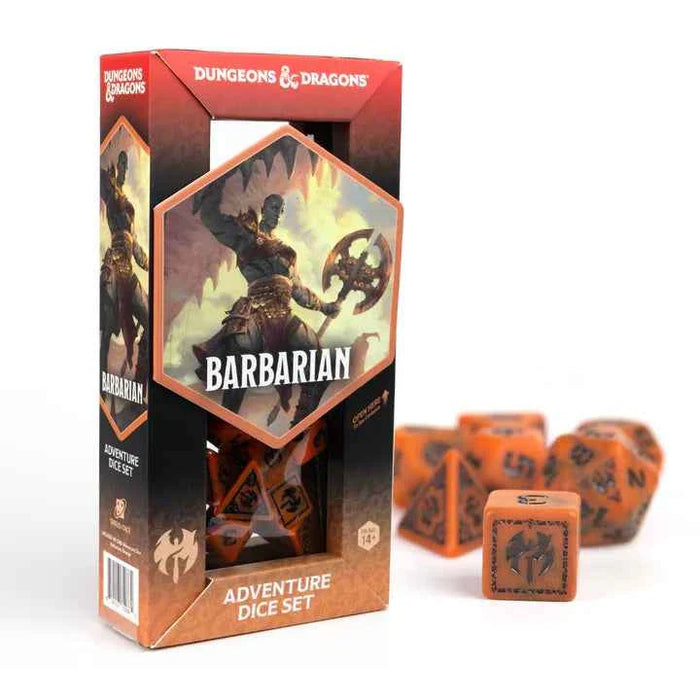 D&D Adventure Dice: Barbarian (Orange) - for just $21.50! 