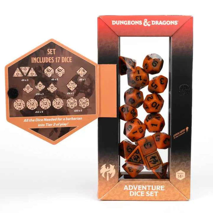 D&D Adventure Dice: Barbarian (Orange) - for just $21.50! 