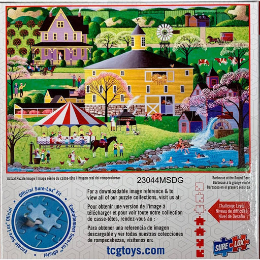 Barbecue at the Round Barn Americana 500 Piece Jigsaw Puzzle Sure Lox - for just $14.99! 