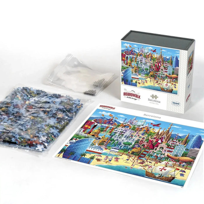 Barcelona 1000 Piece Jigsaw Puzzle Boardwalk - for just $23.99! 