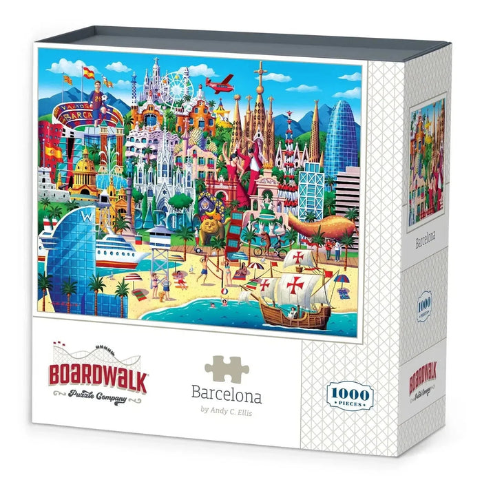 Barcelona 1000 Piece Jigsaw Puzzle Boardwalk - for just $23.99! 