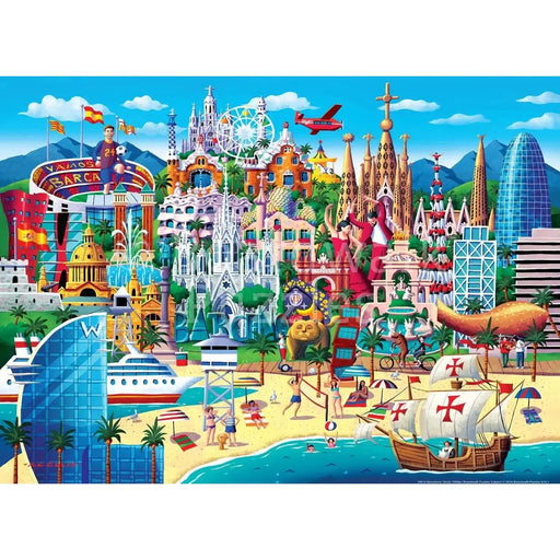 Barcelona 210 Piece Jigsaw Puzzle Boardwalk - for just $11.99! 