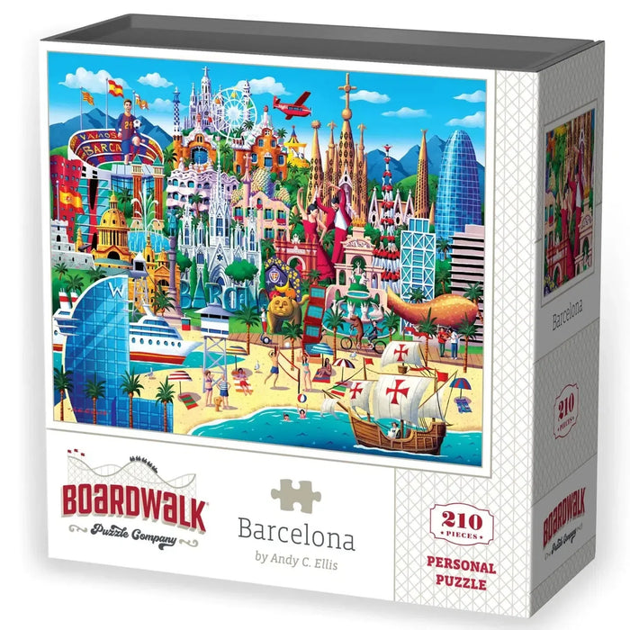 Barcelona 210 Piece Jigsaw Puzzle Boardwalk - for just $11.99! 