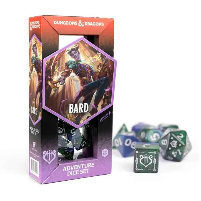 D&D Adventure Dice: Bard (Blue) - for just $21.50! 