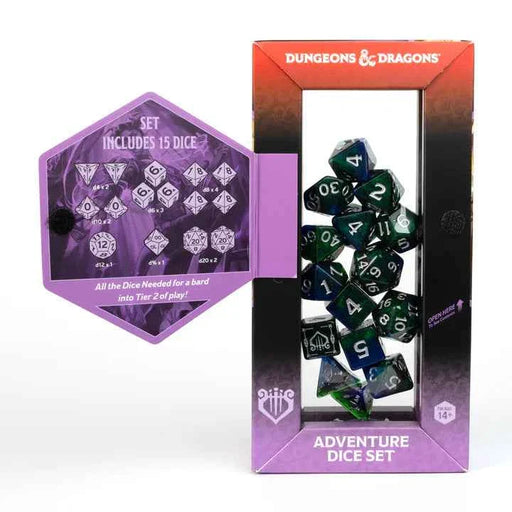D&D Adventure Dice: Bard (Blue) - for just $21.50! 