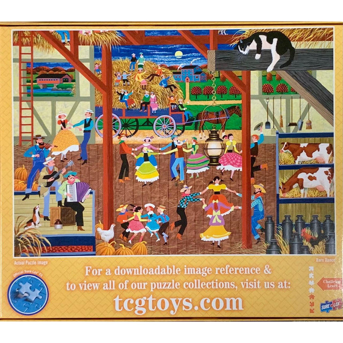 Barn Dance Art Gallery 300 Piece Jigsaw Puzzle Sure Lox - for just $14.99! 
