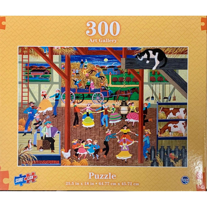 Barn Dance Art Gallery 300 Piece Jigsaw Puzzle Sure Lox - for just $14.99! 