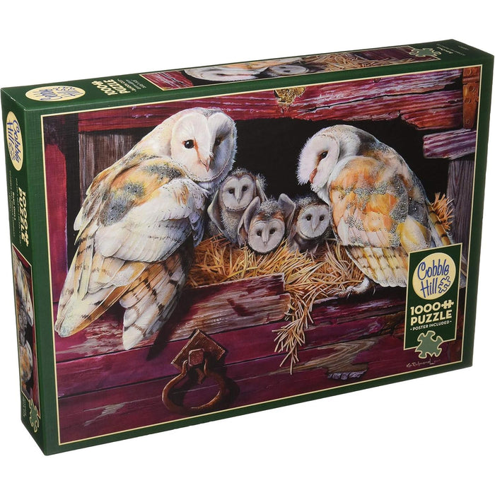 Barn Owls 1000 Piece Jigsaw Puzzle Cobble Hill - for just $19.99! 