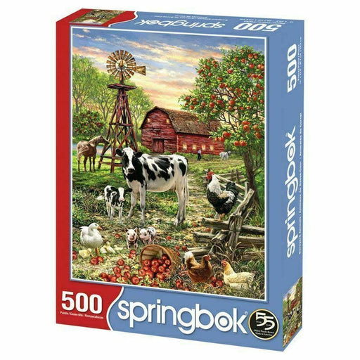 Barnyard Animals 500 Piece Jigsaw Puzzle Springbok - for just $17.99! 