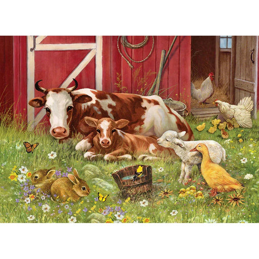 Barnyard Babies 350 Piece Family Jigsaw Puzzle Cobble Hill - for just $17.99! 