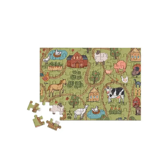 Barnyard Bunch 80 Piece Mini Jigsaw Puzzle Micro Puzzles - for just $9.99! 