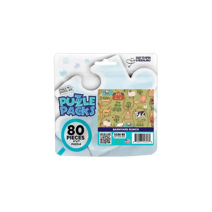 Barnyard Bunch 80 Piece Mini Jigsaw Puzzle Micro Puzzles - for just $9.99! 