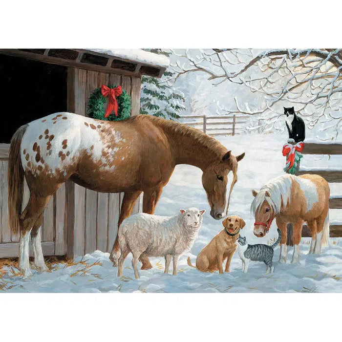 Barnyard Greetings 35 Piece Tray Jigsaw Puzzle Cobble Hill - for just $9.99! 