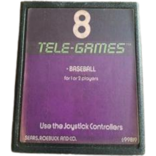 Baseball [Tele Games 8]  TEXT LABEL - Atari 2600  (GAME ONLY) - Premium Video Games - Just $6.99! Shop now at Retro Gaming of Denver