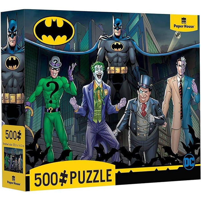 Batman & Villains 500 Piece Jigsaw Puzzle Paper House - for just $19.99! 