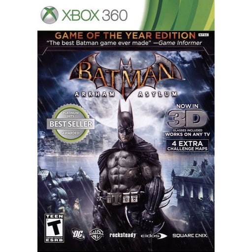 Batman: Arkham Asylum: Game Of The Year Edition (Xbox 360) - Premium Video Games - Just $3.99! Shop now at Retro Gaming of Denver