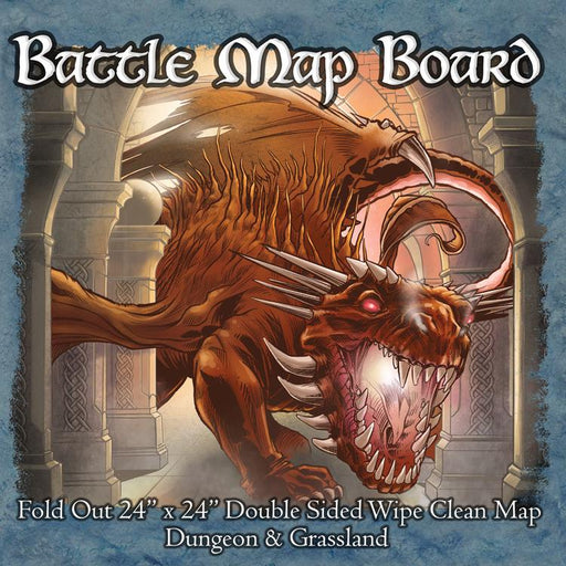 Battle Map Board - Dungeon & Grassland - for just $22.99! 