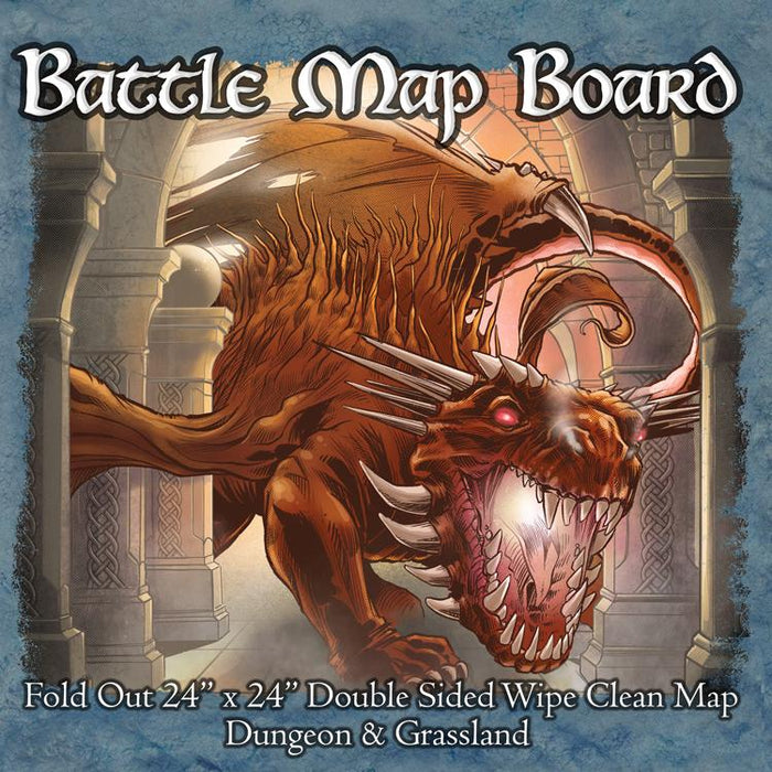 Battle Map Board - Dungeon & Grassland - for just $22.99! 