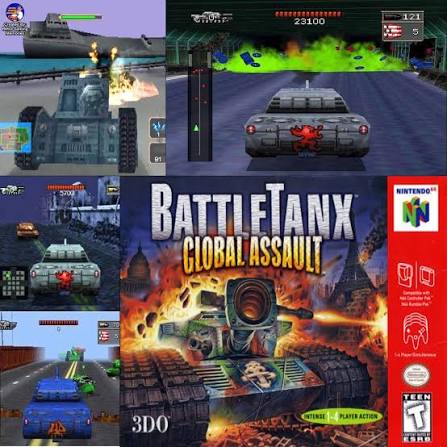 BattleTanx: Global Assault N64 Nintendo 64 Video Game Cartridge 1999 - for just $25.99! 