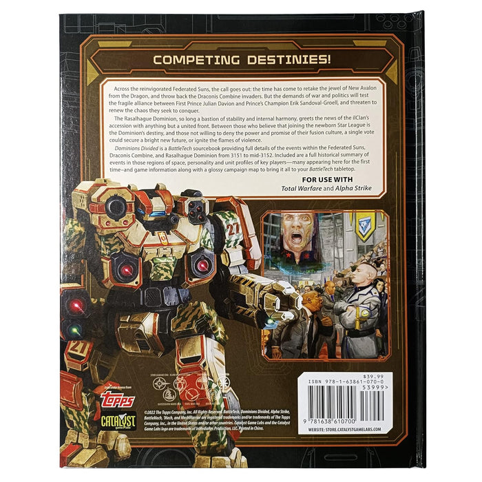 BattleTech: Dominions Divided - for just $39.99! 
