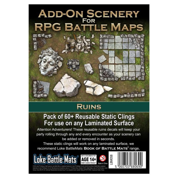 Battle Mats: Add On Scenery - Ruins - for just $12.99! 