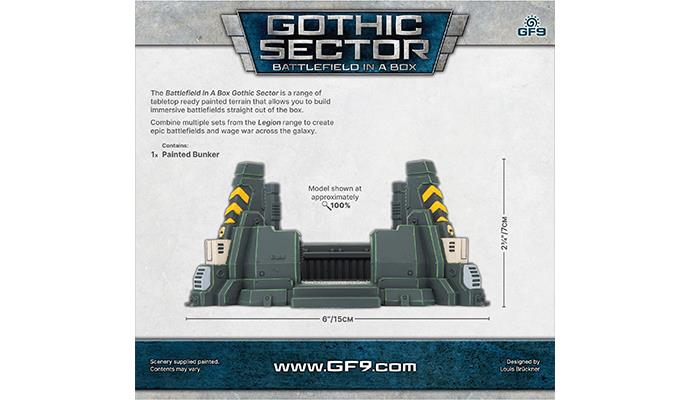 Battlefield in a Box: Gothic Sector - Legion Bunker - for just $30! 