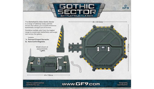 Battlefield in a Box: Gothic Sector - Legion Chapel Barracks - for just $30! 