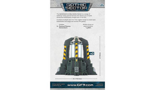 Battlefield in a Box: Gothic Sector - Legion Plasma Generators - for just $30! 