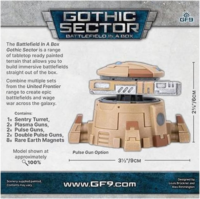 Battlefield in a Box: Gothic Sector - United Frontier Sentry Turret - for just $30! 