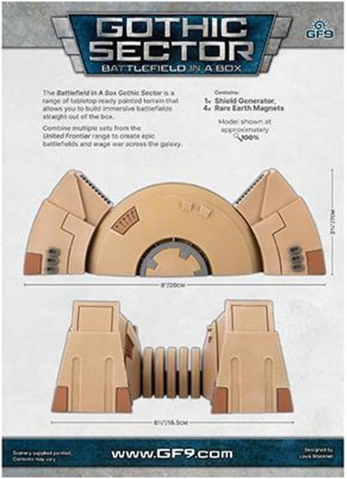 Battlefield in a Box: Gothic Sector - United Frontier Shield Generator - for just $35! 