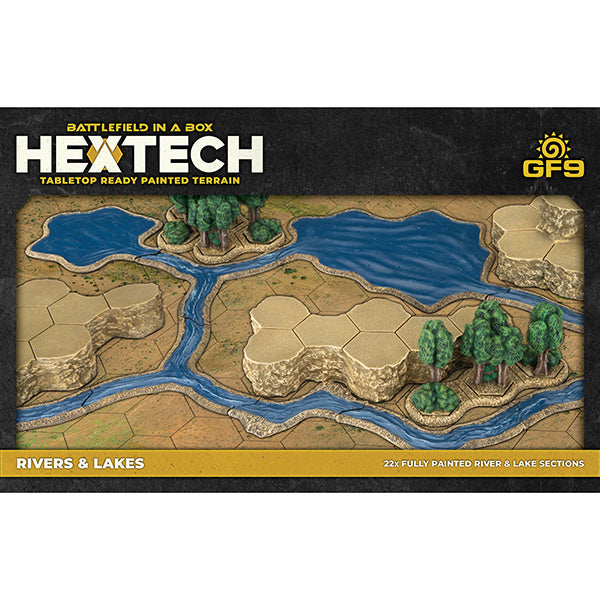 Battlefield in a Box: HexTech - Rivers and Lakes - for just $40! 