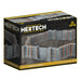 Battlefield in a Box: HexTech - Trinity City - Fortress Walls (Grey) - for just $40! 